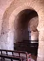 O arco mais antigo da igreja de San Julián de Boada