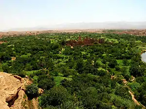 Vista sobre o vale de Kelaat-M'Gouna