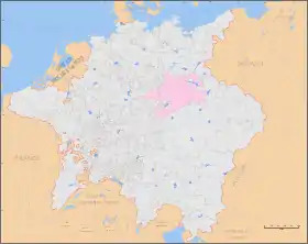 Localização de Saxônia