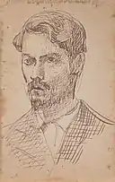 1900 - desenho a bico de pena, coleção particular