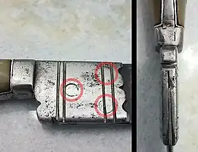 Sorocaban knife close-up