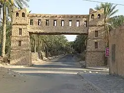 Entrada do oásis de Kebili