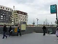 O acesso rue des Fillettes.