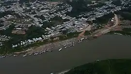 Vista Parcial da Orla Turística de Envira, no Amazonas
