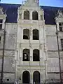 Escadaria do Château d'Azay-le-Rideau