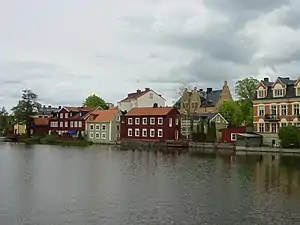 Cidade e o rio Eskilstuna