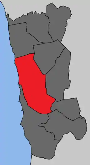 Localização no município de Esposende