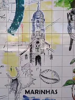 Painel de azulejos relativo a Marinhas
