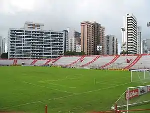 Estadio dos Aflitos, do Clube Náutico Capibaribe