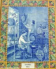 "Cerâmica, Nisa" Estação de Comboios de Vale do Peso.