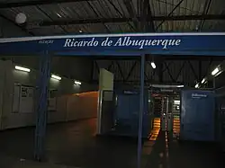 Estação ferroviária Ricardo de Albuquerque.