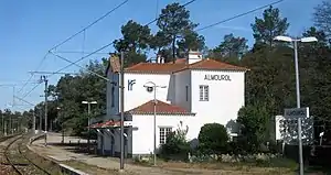 Estação de Almourol, em 2009.