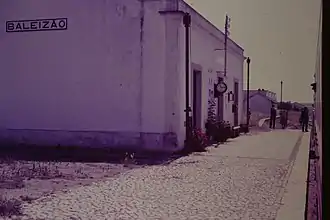 Estação do Baleizão em funcionamento, na Década de 1980.