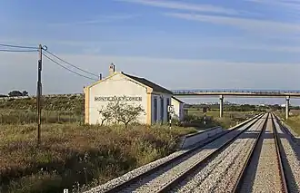 Estação de Monte das Flores, em 2010