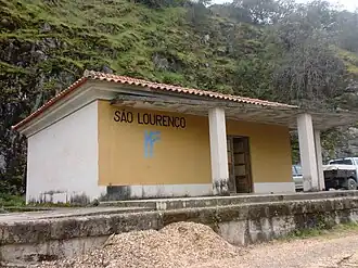 Apeadeiro de São Lourenço, em 2016.