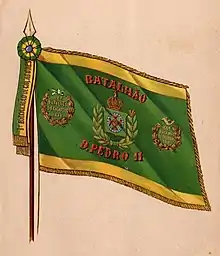 Estandarte do Batalhão D. Pedro II