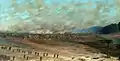 Surpresa da vanguarda do exército aliado em 2 de maio de 1866 no Estero Bellaco (Cándido López).