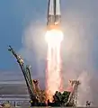 Lançamento em Baikonur.