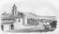 Vista do sul de Huanta em 1854
