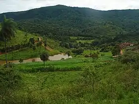 Aspecto da zona rural de Serra Azul