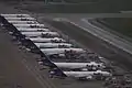 Aeronaves da FedEx no Aeroporto de Internacional de Memphis.