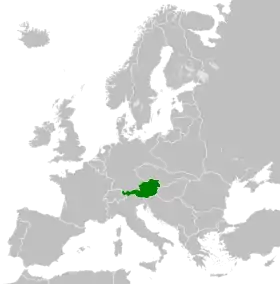 Localização de Austria