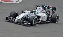 Felipe Massa pilotando o FW36 no GP da China de 2014.