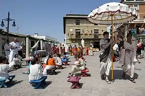 Festival romano de Andelos. Andelos é uma antiga cidade romana situada no município de Mendigorría