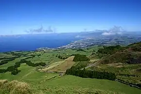 Feteiras, vista do Miradouro do Pico do Paul