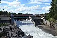Central hidroelétrica em Finnforsfallet