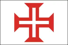 Cruz de Cristo usada nas velas