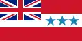 Bandeira do Reino de Rarotonga no período de 1888 – 1893