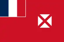 Bandeira oficial de Wallis e Futuna
