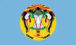 Bandeira de Crow Indian Reservation