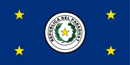 Bandeira do presidente do Paraguai