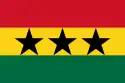 Bandeira da União dos Estados Africanos, de 1957 a 1964.