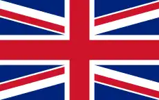 Bandeira do Reino Unido capturada durante a primeira invasão britânica em 1806 e exibida como um troféu de guerra no convento de Santo Domingo, da cidade de Buenos Aires, Argentina.