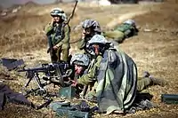 Militares da 1º Brigada Golani.