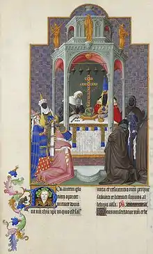 Iluminura nas Les très riches heures du duc de Berry (século XV)