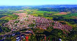Vista aérea da cidade de Tapiratiba