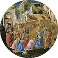 Adoração dos Magos por Fra Angelico e Fra Filippo Lippi