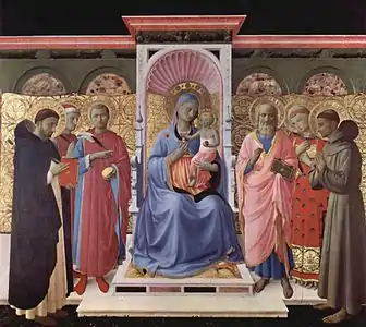 Pala di Annalena, de Fra Angelico, ca. 1430-1440.