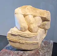 Fragmento do pé da estátua de Apolo Palatino.