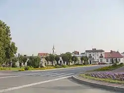 Praça principal de Frampol