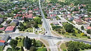 Vista aérea do Frampol