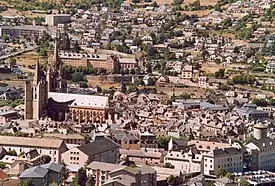 Vista geral de Mende.