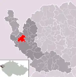 Localização de Františkovy Lázně