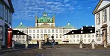 Frente do Palácio de Fredensborg