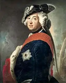 Frederico II da Prússia. 1745