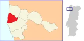 Localização no município de Póvoa de Varzim